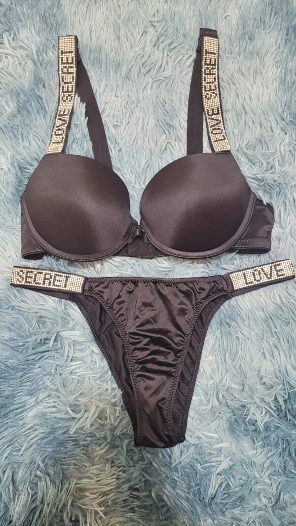 Conjunto Negro Panti Brilloso 3